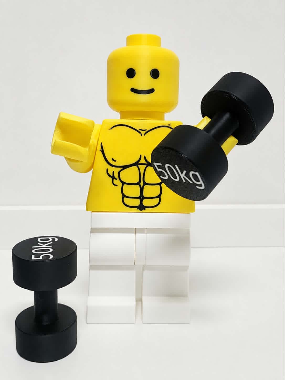 Gym Bro Lego Man